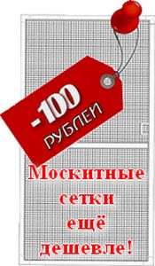 Скидка 100 рублей на сетку